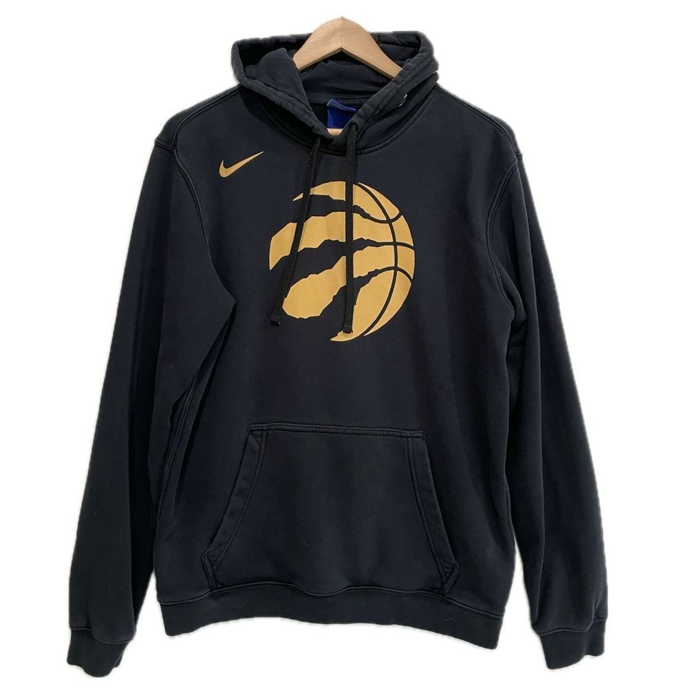 NIKE NBA Toronto Raptors Graphic Hoodie Mens Size M Fleece Basketball Pullover
